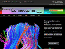 Tablet Screenshot of humanconnectomeproject.org